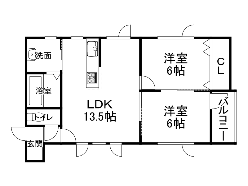 アインシリウスの間取り