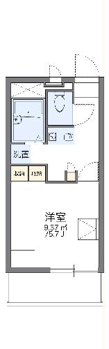 レオパレスシャーウッドの森の間取り