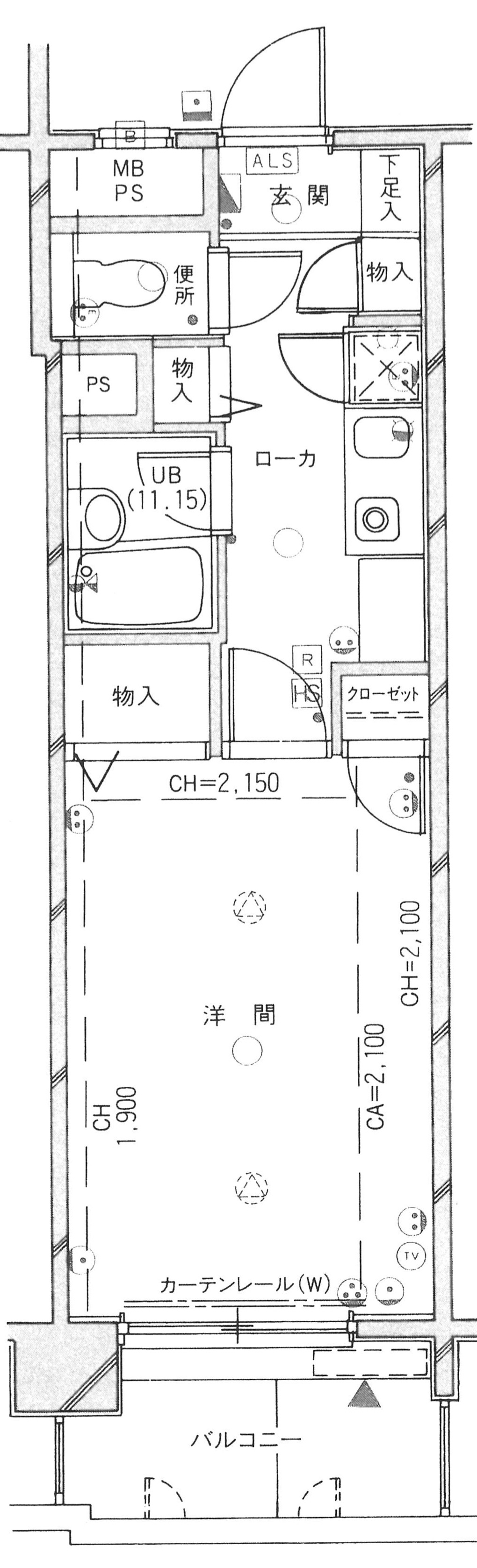 ダイアパレス松山ポートアネックスの間取り