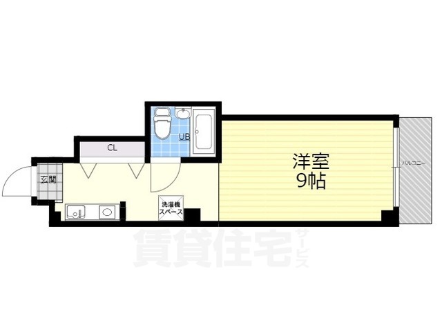 大津市中央のマンションの間取り