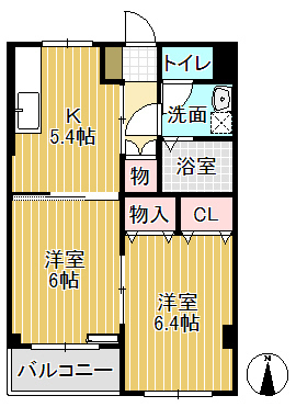 ドリームハウス砺波の間取り