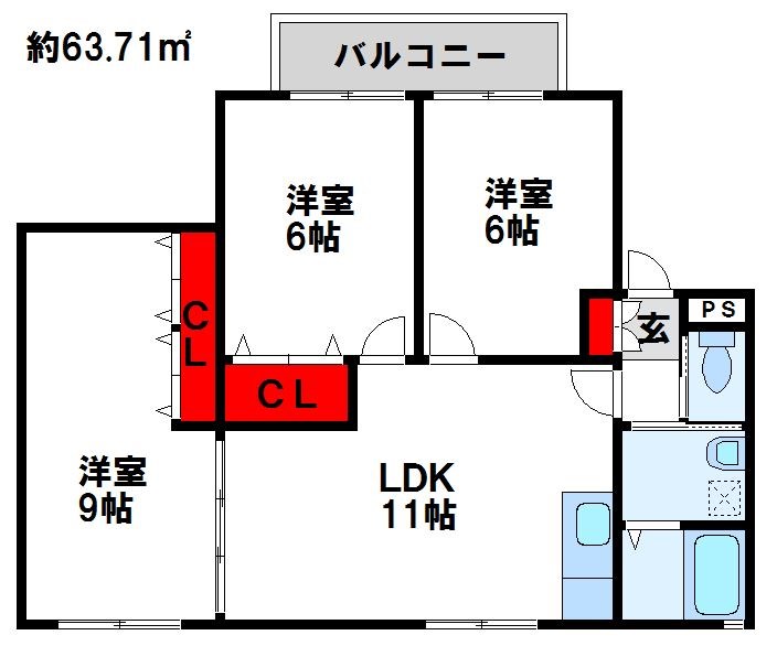 リバーリッジの間取り