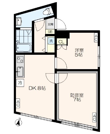 ビブラートの間取り