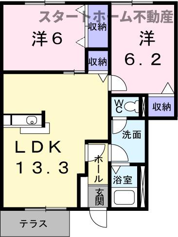 ラ　フォーレ・ガーデンの間取り