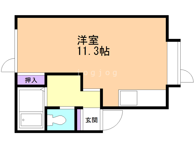 プリマリエＷ１－１６の間取り