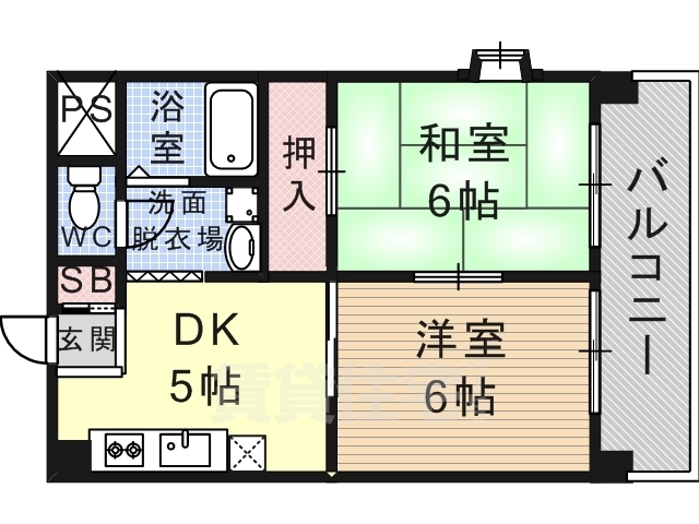 メゾンエコーの間取り