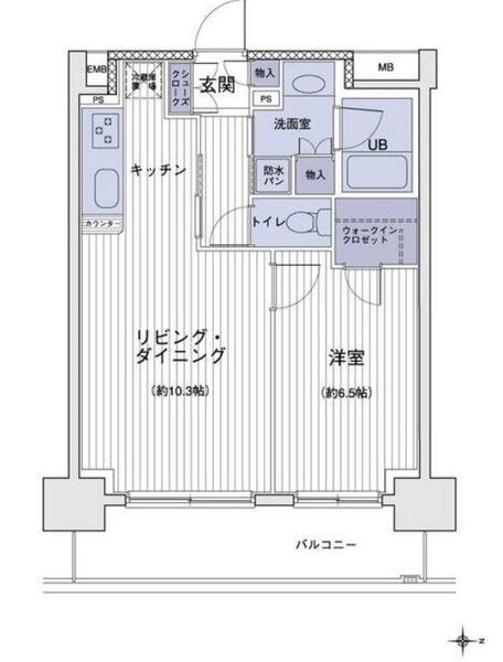 エスティメゾン大島の間取り