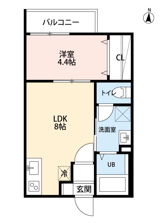 アーバンリゾート京田町の間取り