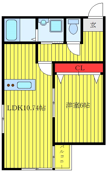 サニーハイツ７の間取り