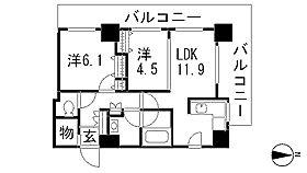 カスタリアタワー長堀橋の間取り