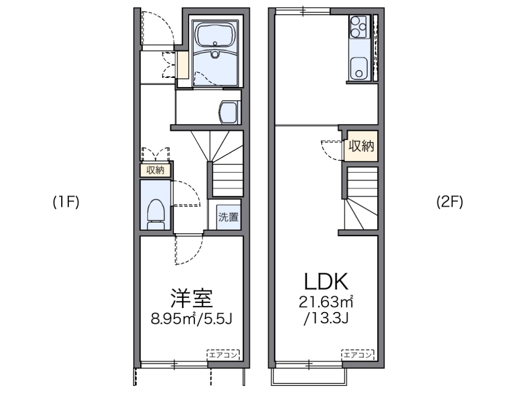 レオネクストＹ＆Ｋ　Iの間取り