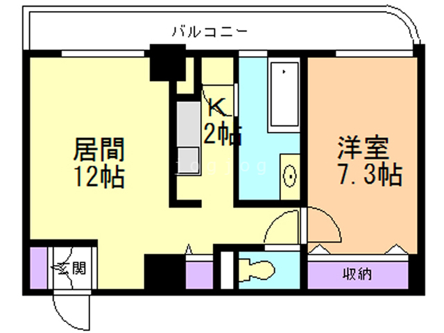 ＡＭＳＴＯＷＥＲ南６条の間取り