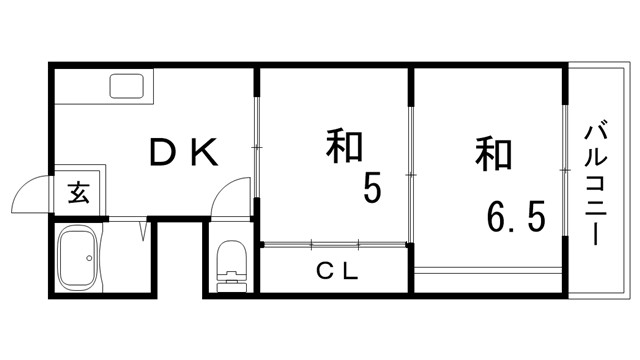 ハイツ丸岡の間取り