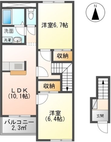 クレア (Claier)の間取り