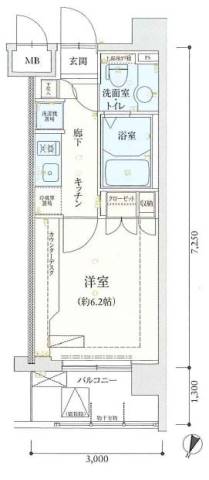 リヴシティ横濱弘明寺の間取り