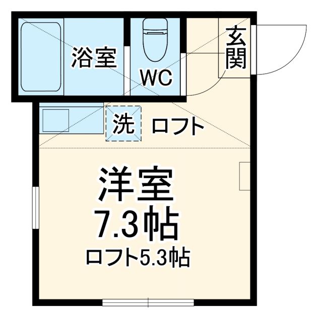 ユナイト白楽ベルーガの間取り