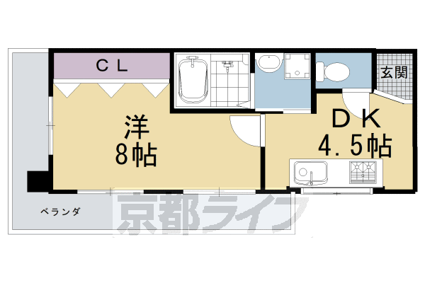 コーポラス中村の間取り