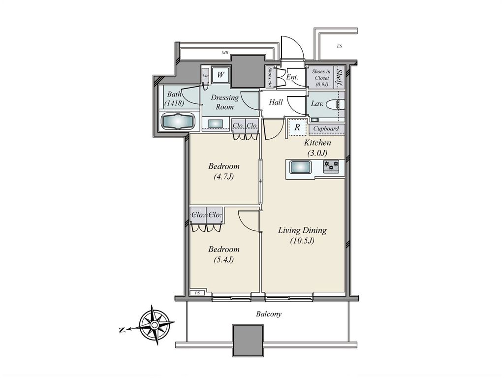 ＷＯＲＬＤ　ＴＯＷＥＲ　ＲＥＳＩＤＥＮＣＥの間取り