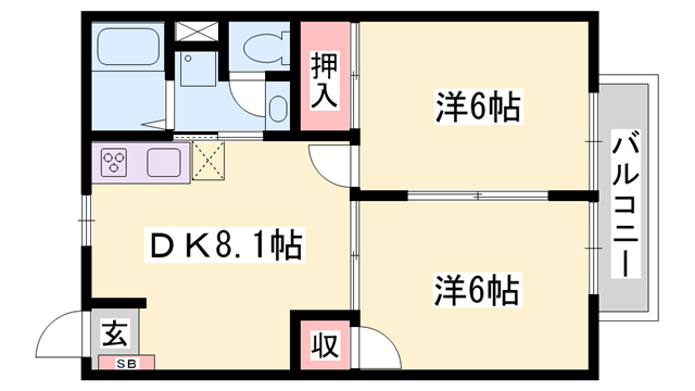 アビタシオンソネの間取り