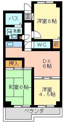 【サンヴィレッジ本郷の間取り】