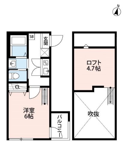 クロノス瑞江の間取り