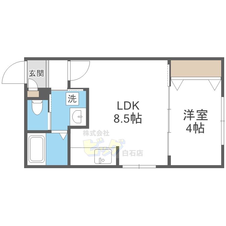 ラフィーネ東札幌の間取り