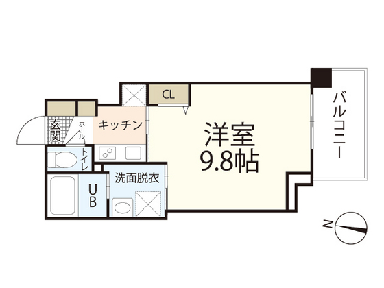 広島県広島市西区天満町（マンション）の賃貸物件の間取り
