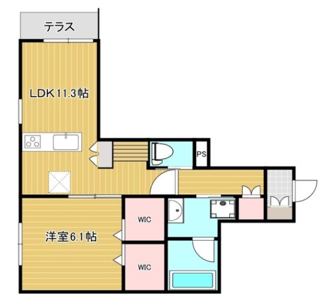 クラリスの間取り