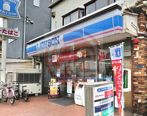 コンビニ　ローソン 桑津店（コンビニ）まで406m