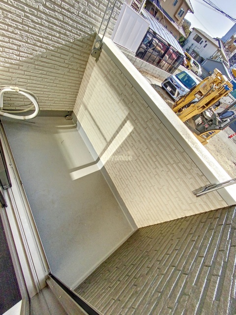 バルコニー　写真は１０１号です。