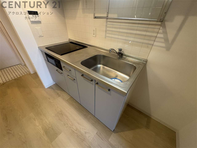 キッチン　2口コンロ付きのシステムキッチン！