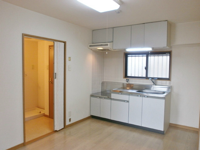 キッチン　ガスコンロ設置可能