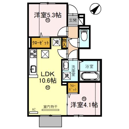 リコルド住吉の間取り写真