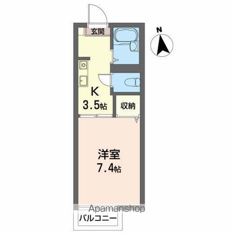 グリーンハイツ2Fの間取り写真