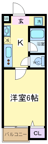カーサマロンの間取り写真