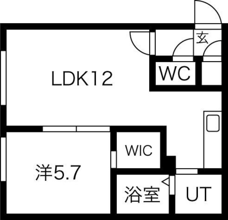 Pine hills北15条の間取り写真