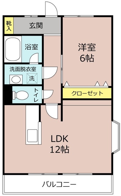 小田急小田原線 愛甲石田駅 徒歩10分 3階建 築39年の間取り写真