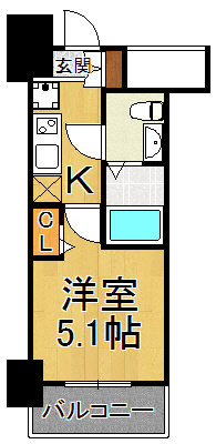 アリビオ立花2の間取り写真