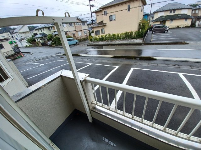 バルコニー　落ち着いた時間を過ごせるバルコニーです