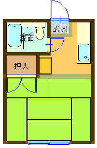 コーポ並木Ａの間取り