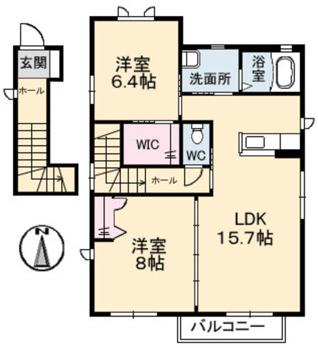 シャーメゾン　リヴィエールの間取り