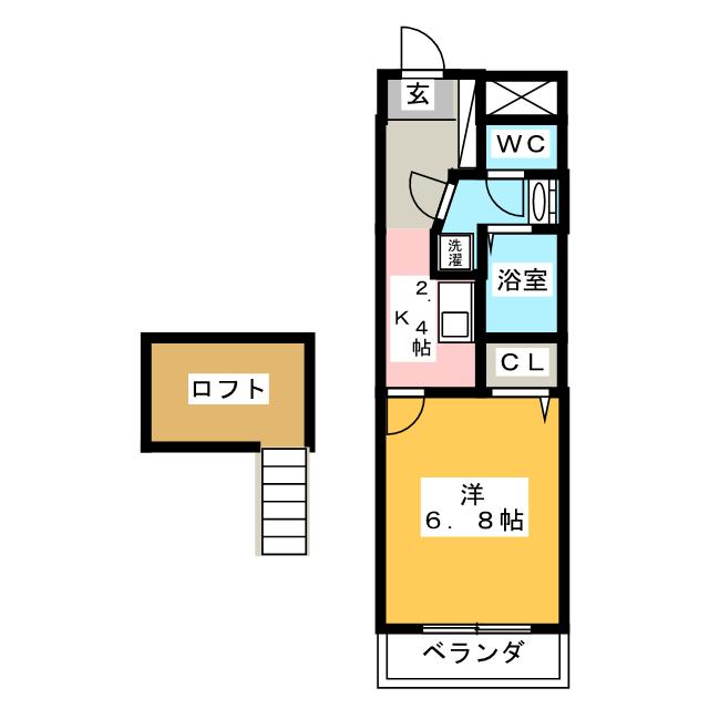 アルコバレーノ築地口の間取り