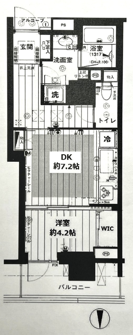 コスモポリス品川の間取り