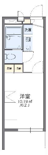 レオパレスハナブサ　Ｎａｒａの間取り