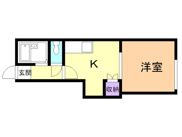 パレス深堀の間取り