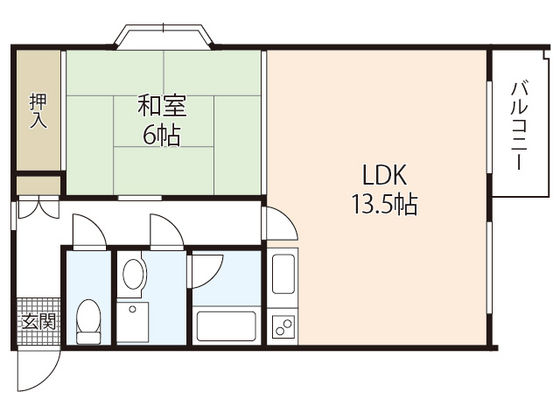 広島市西区井口台のマンションの間取り