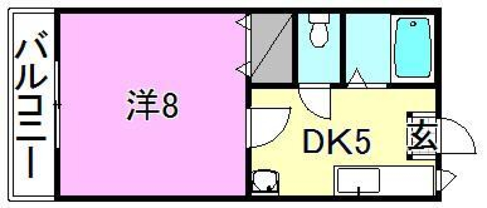 コンフォート久万２の間取り