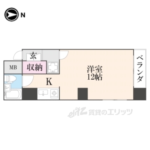 珠光ビル三条の間取り