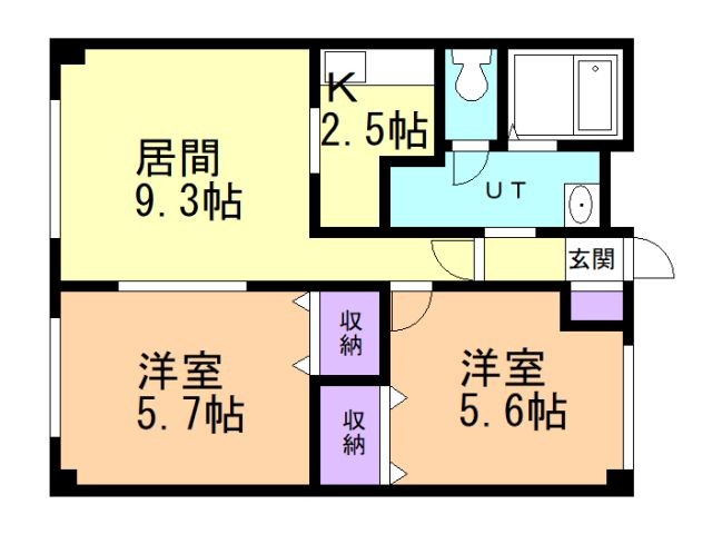 ピュアパレス花園の間取り