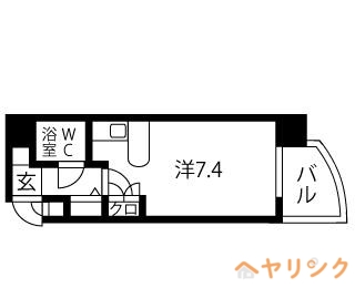 シャタック清水の間取り